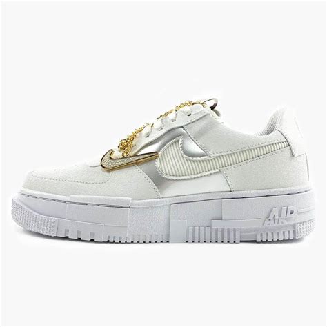 nike air force 1 pixel summit white mit kette|Nike Air Force 1 low Pixel.